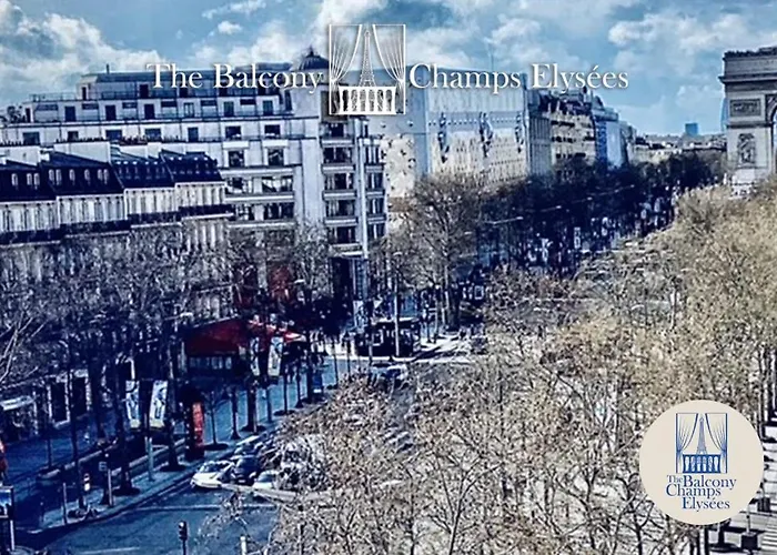 Balcony -view -champs Elysees Apartmán