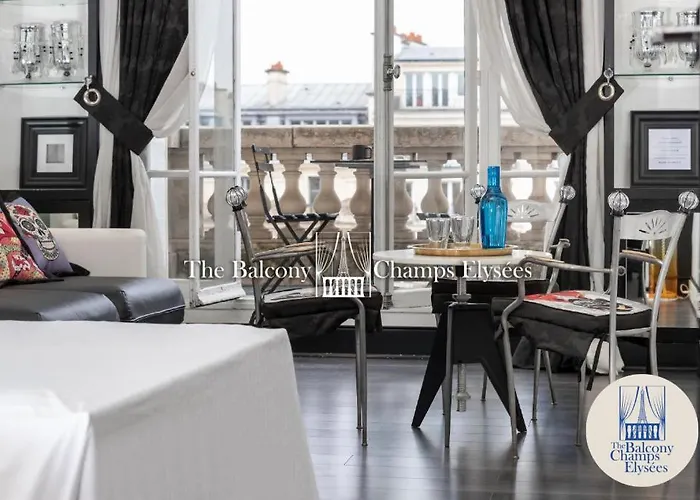 Balcony -view -champs Elysees 아파트 *